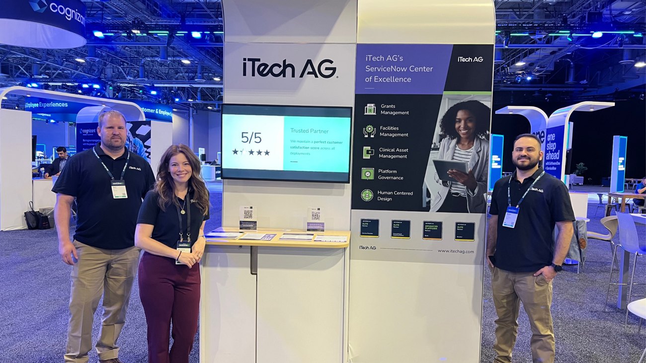 iTech AG booth at ServiceNow FedForum
